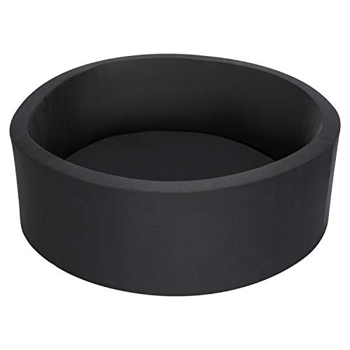 Image of TrendBox Soft Foam Sponge Indoor Round Ball Pit,Ideal for Children - Black