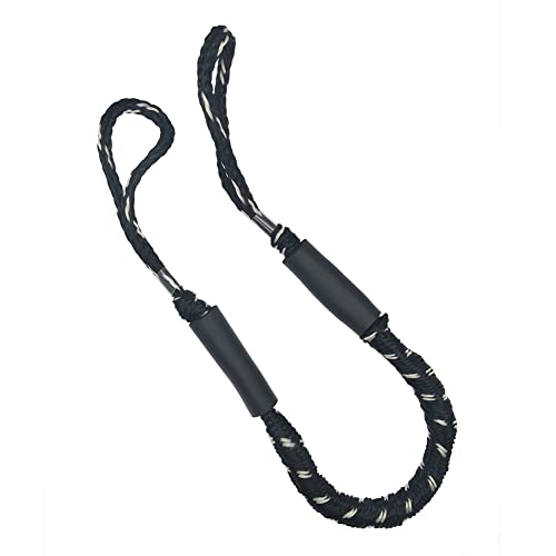 2 Cuerdas De Amarre Elásticas De Líneas De Muelle, Cuerdas De Acoplamiento Elásticas De 4 Pies Con Flotador De Espuma, Línea De Muelle De Barco Para Barcos Pwc, Kayak, Moto Acuática, Pontón, Bote