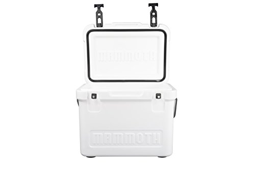 Mammoth Coolers Cruiser Series, Insulated Hard Ice Chest with Durable Double-Walled Rotomolded Construction, Great for On-The-Go- Recreational Activities (Cruiser 30, White)
