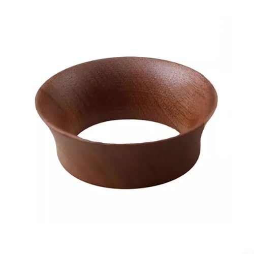 Entgoinggo Entonnoir doseur en bois avec aimants pour porte-filtre expresso 51 mm, 53 mm, 58 mm (51 mm)