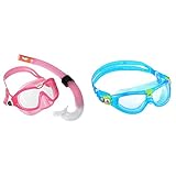 Aqua Lung Sport Kinder-Schnorchel-Set mit Tauchmaske und Schnorchelrohr Einheitsgröße Rosa - Rose & Aqua Sphere Seal Kid 2 Schwimmbrille Aqua - Klare Linse