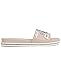 KARL LAGERFELD PARIS womens footwear flat sandal,Dune Pink, 11