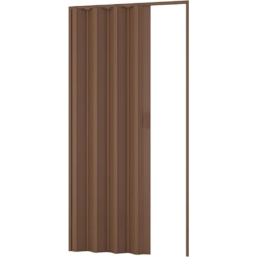 Dianhydro - Puerta plegable para interior de nogal,100 x 214 cm