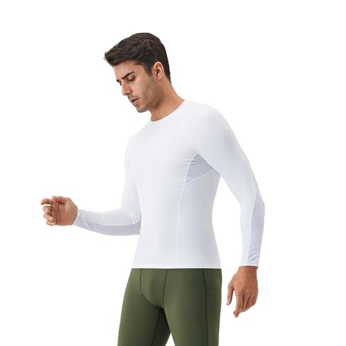 Valcatch Men's Long Sleeve UPF 50+ Baselayer Skin Performance Compression Rash Guard Shirt Workout Muscle Tee Athletic Tops3