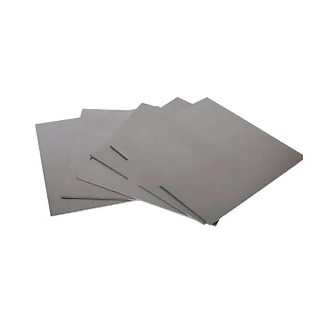TA2 Spessore lamiera di titanio 0.5/0.6/0.8/1-4mm Piastra in titanio Modello fai da te Stampo Materiale Lavorazione Parti Larghezza 100mm 150mm(100x100x0.6mm(2pcs))