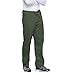 Cherokee Men's Originals Unisex Drawstring Cargo Scrub Pant, Olive, Large