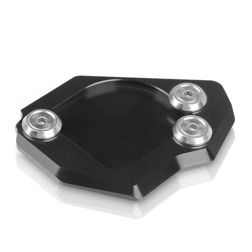 Plaque de support béquille moto F650GS pour stationner sur terre et herbe en roadtrip