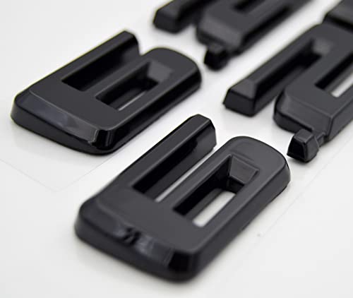 Image of 2x PartsTo 6.2 L Emblem Nameplate for Chevrolet Silverado F150 Raptor Tahoe Suburban and GMC Sierra and Cadillac Escalade Exterior Performance Trim Decal