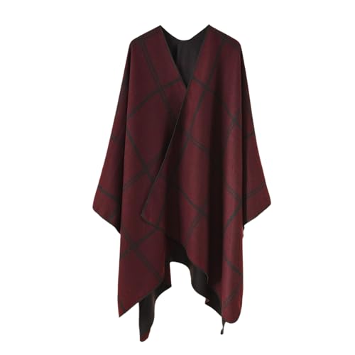 Chal de cachemira exclusivo capa poncho con detalles florales de lujo
