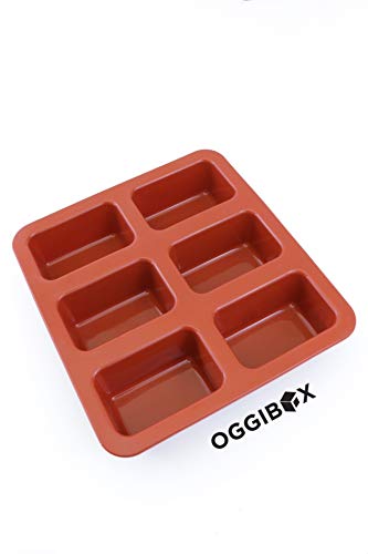 Oggibox Loaf Pan Silicone Mold For Soap, Brownie, Cornbread, Bread, Loaf, Muffin, Pudding, Cheesecake, And More (3.5 Inch) #TOP1