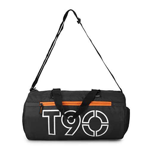 Image of Gym Duffle Bag Sports Bag Travel Duffle Bag with Separate Shoes Pocket Men & Women (Black)