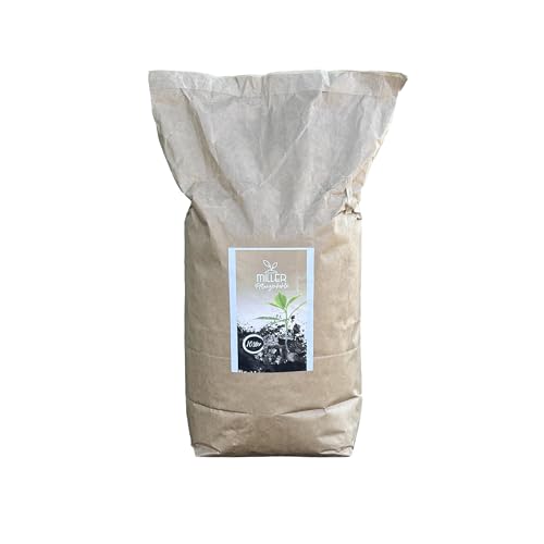 Miller Pflanzenkohle für Terra Preta Bodenverbesserung Bodenaktivator hochwetige Premiumqualität ohne Zusätze (1, 10 Liter)
