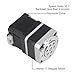 Mini Harmonic Drive High Precision Strain Wave Gear Reducer Rotary Actuators for Industrial Robot(Motor Kit,0.56Nm-48mm Motor)