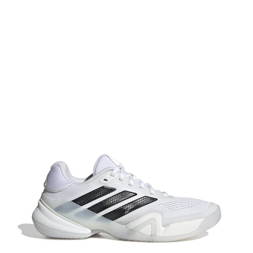 adidas Donna Barricade 14 Clay Tennis Shoes, Ftwr White/Core Black/Ftwr White, 41 1/3 EU