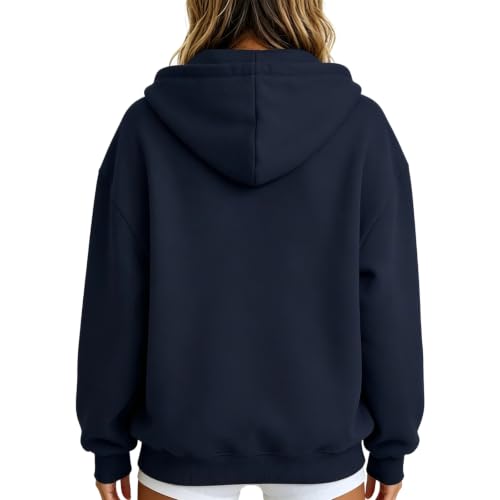 eoeioa Womens Football Mom Sweatshirt College Sweatshirt Graphic Hoodies - image 3