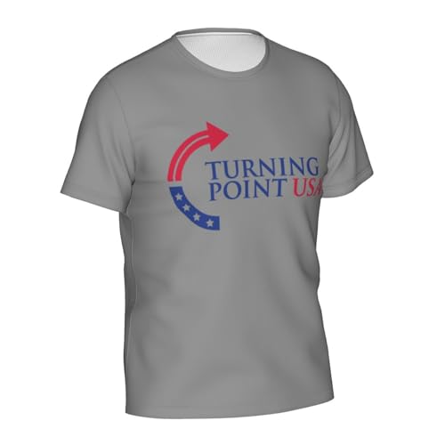 Turning-Point-USA Men's Short Sleeve T-Shirt Cotton Crew Neck T-Shirt Gift Tee3