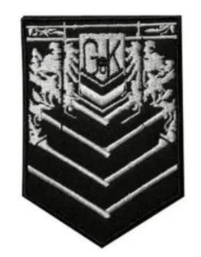 Girls' Frontline Griffin Kryuger 404 Team Tactical Armband Embroidered Patches Badges Morale Tactics Military Embroidery Patch Hook & Loop on The Back