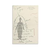 Amazon.co.jp: ジャン・コクトー 絵画抽象アートポスター 印刷