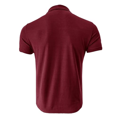Men's Undershirt Slim Fit Cotton Stretch Mock Turtleneck T-Shirt3