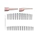 Vmohuyktx 1Box Quick Effect Oval Tapered Nails Extensions Forms Easy Application for Busy Lifestyles Enhances Beauty in Minutes Gentle Nail
