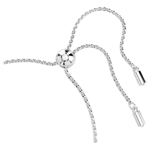 Swarovski Imber Tennis bracelet, Mixed round cuts, Blue, Rhodium finish3