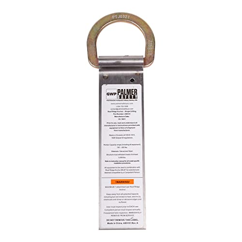 Image of Palmer Safety A00151 Single D-Ring Roof Anchor I Fall Protection Anchorage
