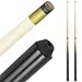 SEYITEY Pool Cue Stick Billairds Cue Stick with 11mm Fiber Leather tip Pool Stick 36inch Billiard Cue Sticks Set of 2
