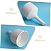 NIYANGLE Buchner Laboratory Filter Funnels Set 2pcs Wide Mouth Filling Funnels 100ml 60ml White for Liquid Transfer in Lab and Industrial Use