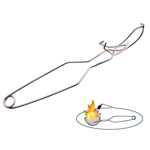 Whip Ceramic Melting Crucible Dish Holder Tong Large