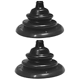 2 Stück Gummimanschette Boot, Gummi Schutzbalg Marine Zubehör, Boot Rigging Kabelmanschette, Schutzbalg Gummi Kunststoff Geeignet für Verschiedene Transportmittel Wie Schiffe und Yachten (Schwarz)