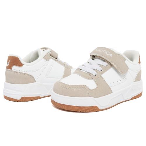 Image of Nautica Kids Adjustable Strap Shoes | Comfortable Casual Sneakers for Boys and Girls, Toddlers & Little Kids