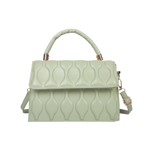 Sac à main texturé femme vert clair ondulé pour rompre avec la monotonie