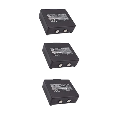 FYIOGXG Replacement Battery for Het-ronic 68300600 900 HE900 Mini EX2-22 68300900 KH68300990 RHE3620KG RHE3614KG 2000mAh Ni-MH (3Pack)