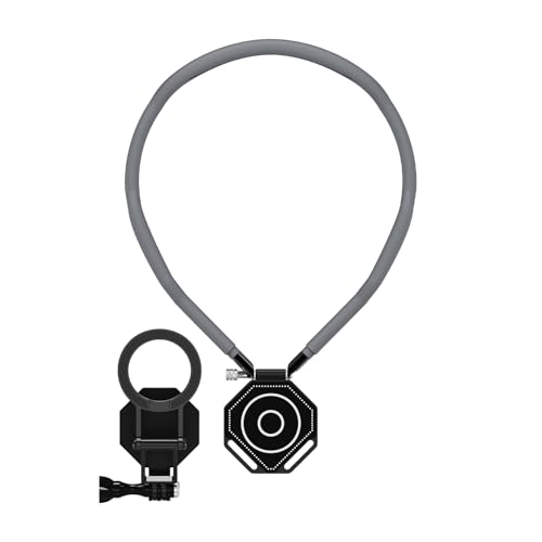 Support de cou magnétique pliable en aluminium à libération rapide pour téléphone