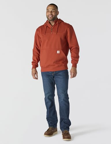 Image of Carhartt Men's Big & Tall Rain Defender Paxton Heavyweight Hooded Sweatshirt