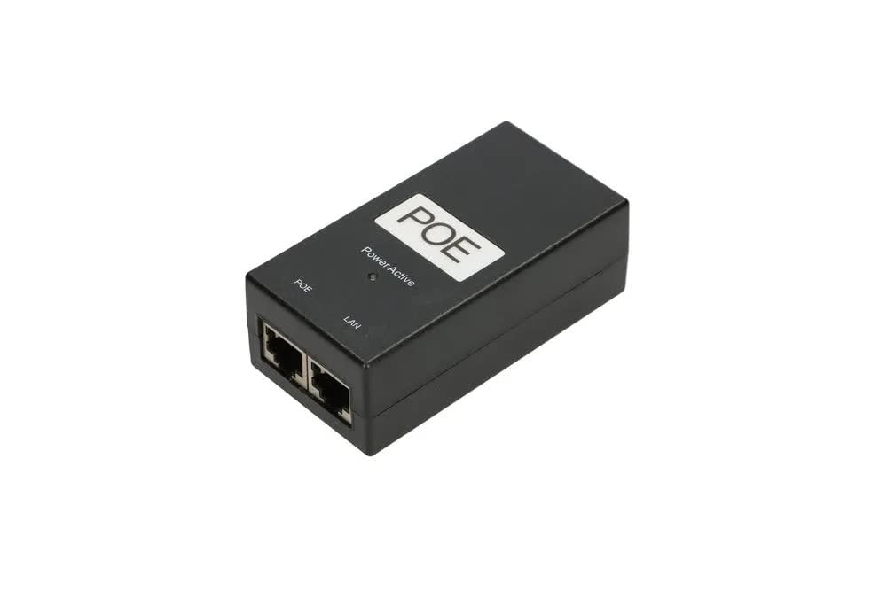 Extralink POE-24-24W G, PoE Injector Gigabit, 24V, 1A, 24W, w tym kabel, 10/100/1000, zabezpieczenie przeciwzwarciowe i przepięciowe, dwa porty RJ-45, adapter PoE, PoE Injector, pasywny