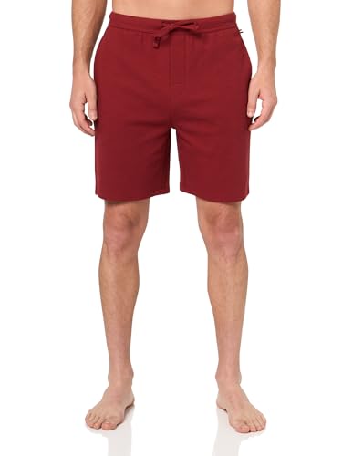 Image of BOSS Men's Waffle Contrast Logo Lounge Shorts