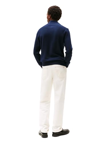 Tommy Hilfiger Men's Long Sleeve Cotton Quarter Zip Pullover Sweater4