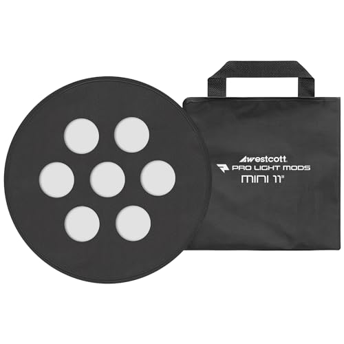 Westcott Pro Light Mods Mini - Compact Metal Reflector Attachment Simulating Small Stage or Stadium Lighting for Westcott and 3rd Party Metal Reflectors - Mini 11