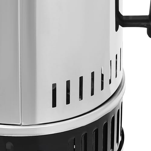 Vertikaler Elektrogrill,Rotisserie-Grill,Schaschlikgrill,Edelstahl 304,1000W Heizrohre,5 Spießen,Rauchfrei,Elektrogrill Tischgrill Kebap Maker Partygrill – Bild 5