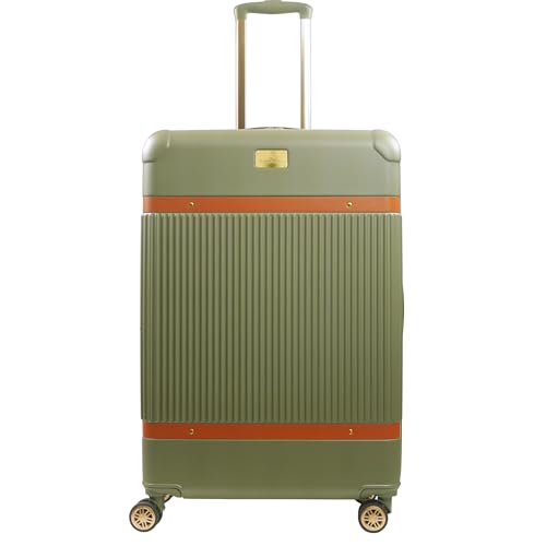 Tommy Bahama 30.5 Inches Rolling Luggage, Hard-Sided Suitcases with Spinner Wheels, Olive