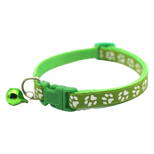 AWJUWHBJ Sicheres Katzenhalsband mit sanftem Klang und verstellbarem Gürtel für Haustierortung, Outdoor-Spaziergänge, Halsband für Hundezubehör