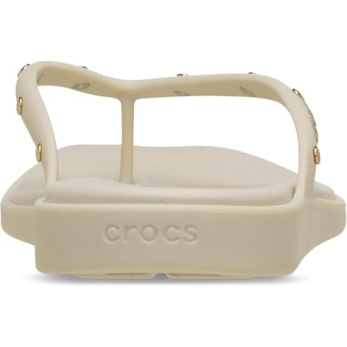 Image of Crocs Women's Miami Flip Flops | Square Toe Flat | 360 Degree Comfort | Croslite Foam Footbed