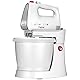 MPM MMR-22Z Teigknetmaschine mit 2 Rotierender Schüssel aus 3 L, BPA frei, Knetmaschine Küchenmaschine, 5 Geschwindigkeiten + Turbo, Stangen und Knethaken Edelstahl, Weiß, 750W