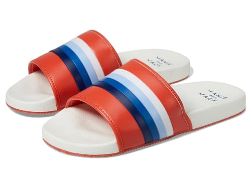 Janie and Jack Boys Stripe Pool Slide (Toddler/Little Big Kid), Red, 4 US Unisex
