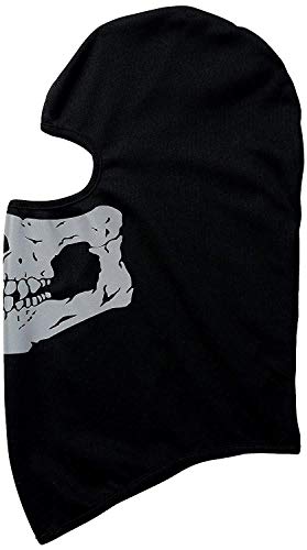 Nuoxinus 2 Pack Balaclava Black Ghosts Skull Full Face Mask For Men Women Cosplay Party Halloween Motorcycle Bike Cycling Outdoor Skateboard Hiking Skiing Snowmobile Snowboard #TOP5