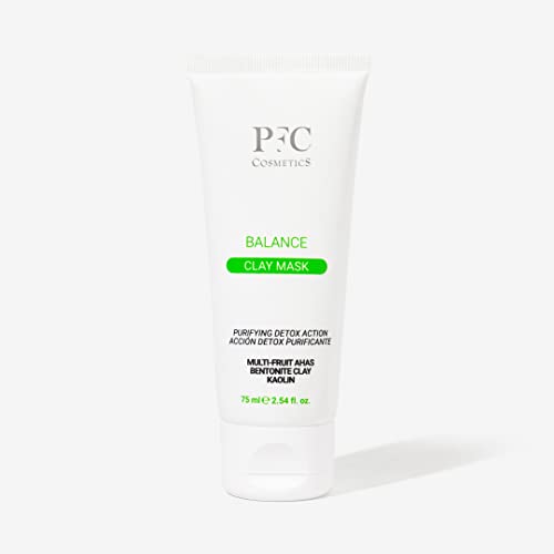 PFC Cosmetics -Mascarilla Facial Purificante para Pieles Grasas Mixtas | Contiene Caolin, Arcilla de Benatonina y Multifrutas | Mascarilla Purificante e Hidratante - 75 ml Cover