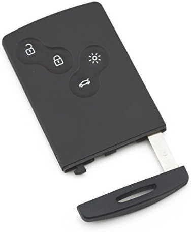 RENAULT Laguna Koleos Remote Smart Card BK Leather Texture Silicone Cover