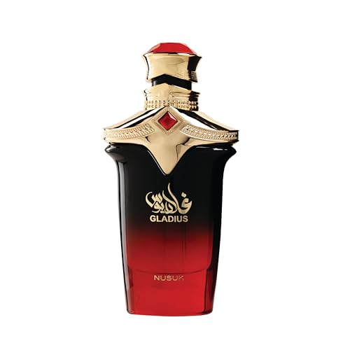 Nusuk Gladius Extrait de Parfum for Men Long Lasting Woody Aromatic Perfume with Raspberry Bergamot & Patchouli Luxury Arabic Fragrance 100ml