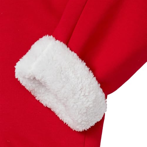 Lands' End Kids Sherpa Fleece Lined Jogger Sweatpants Apple Red Kids Small4